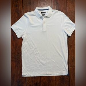 Massimo Dutti White Polo Shirt